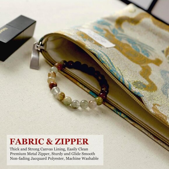 Cute Pouch Makeup Bag Cosmetic Toiletry Travel, Tote Purse Organizer, Machine Wa - Picture 4 of 8